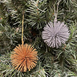 Two's Company Glitter Starburst Ornament