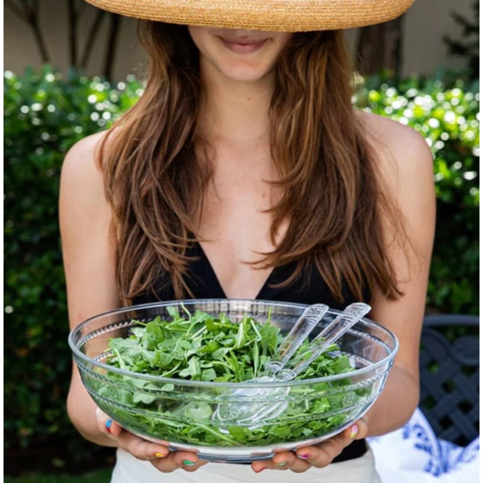 Juliska Isabella Acrylic Melamine Serving Bowl 13"