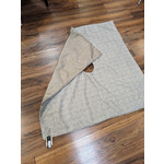Nicky's Notions Gray Square Tree Skirt Reversible