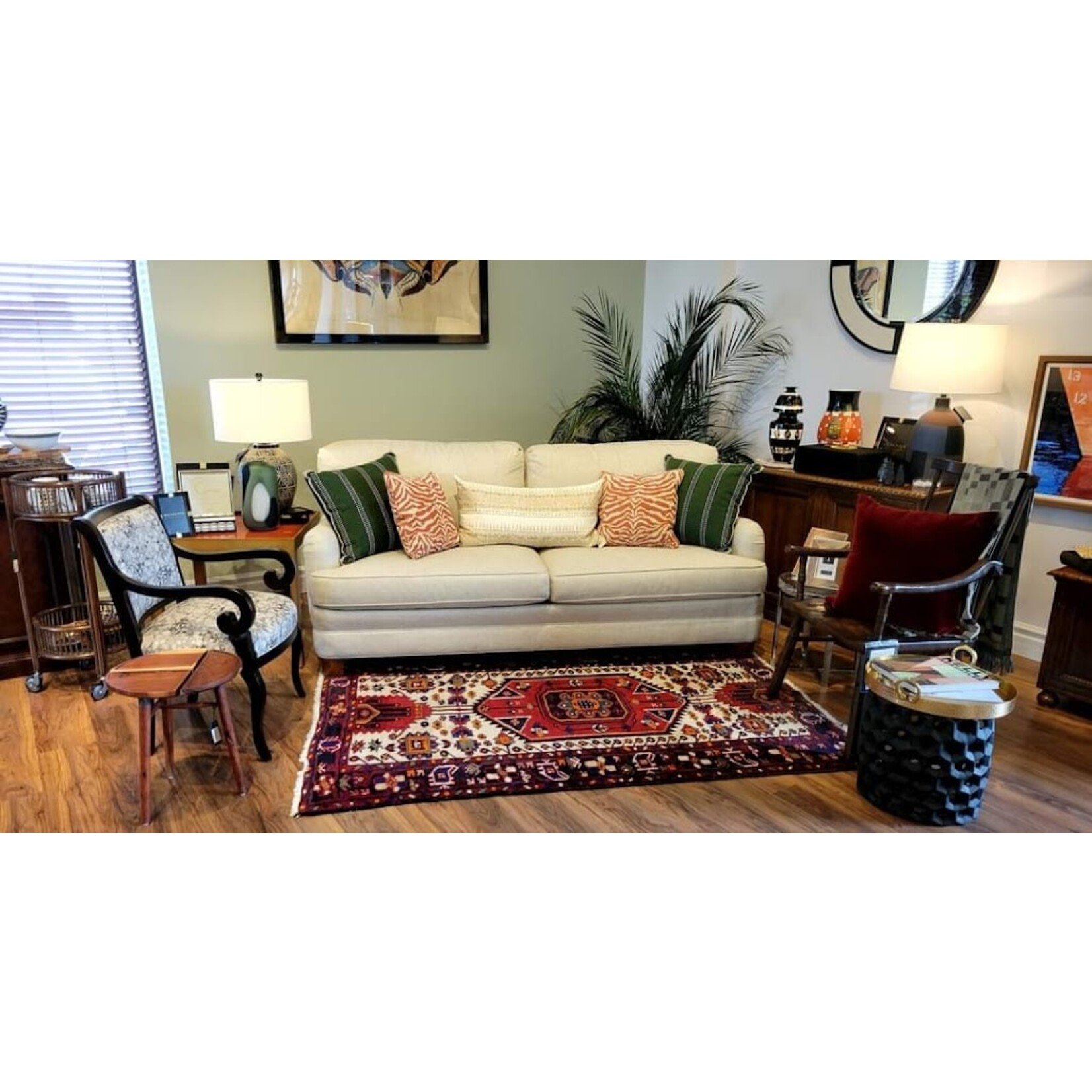 Noir Joan Black Fiber Cement Stool