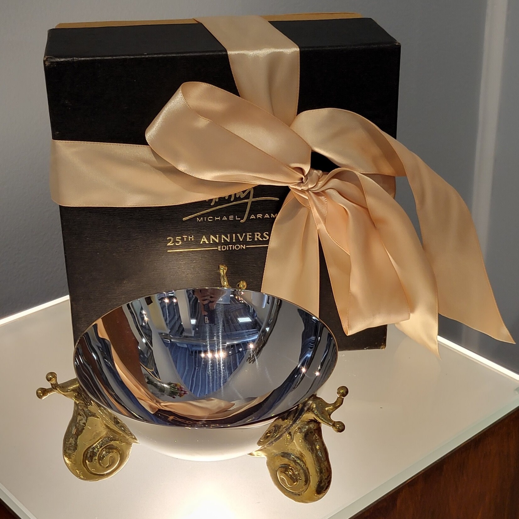Michael Aram Snail Bowl Limited Addition  25th Anniversary Collection