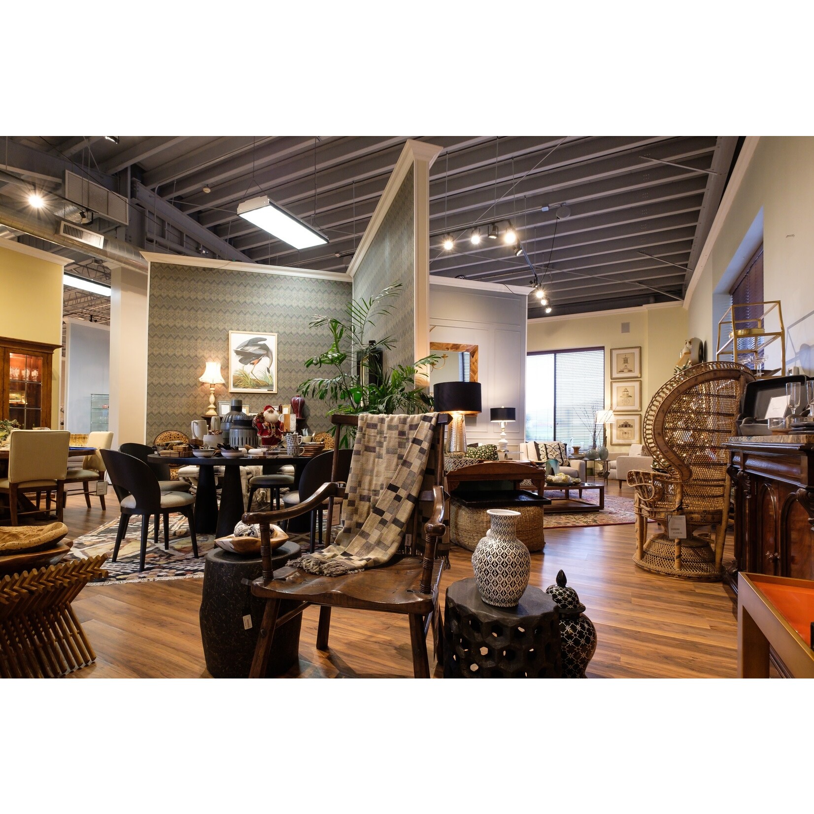 Jonathan Charles Country Arm Chair Rustic Dark Oak w Plank Seat