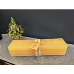 Vance Kitira Amber Layered Brick Candle