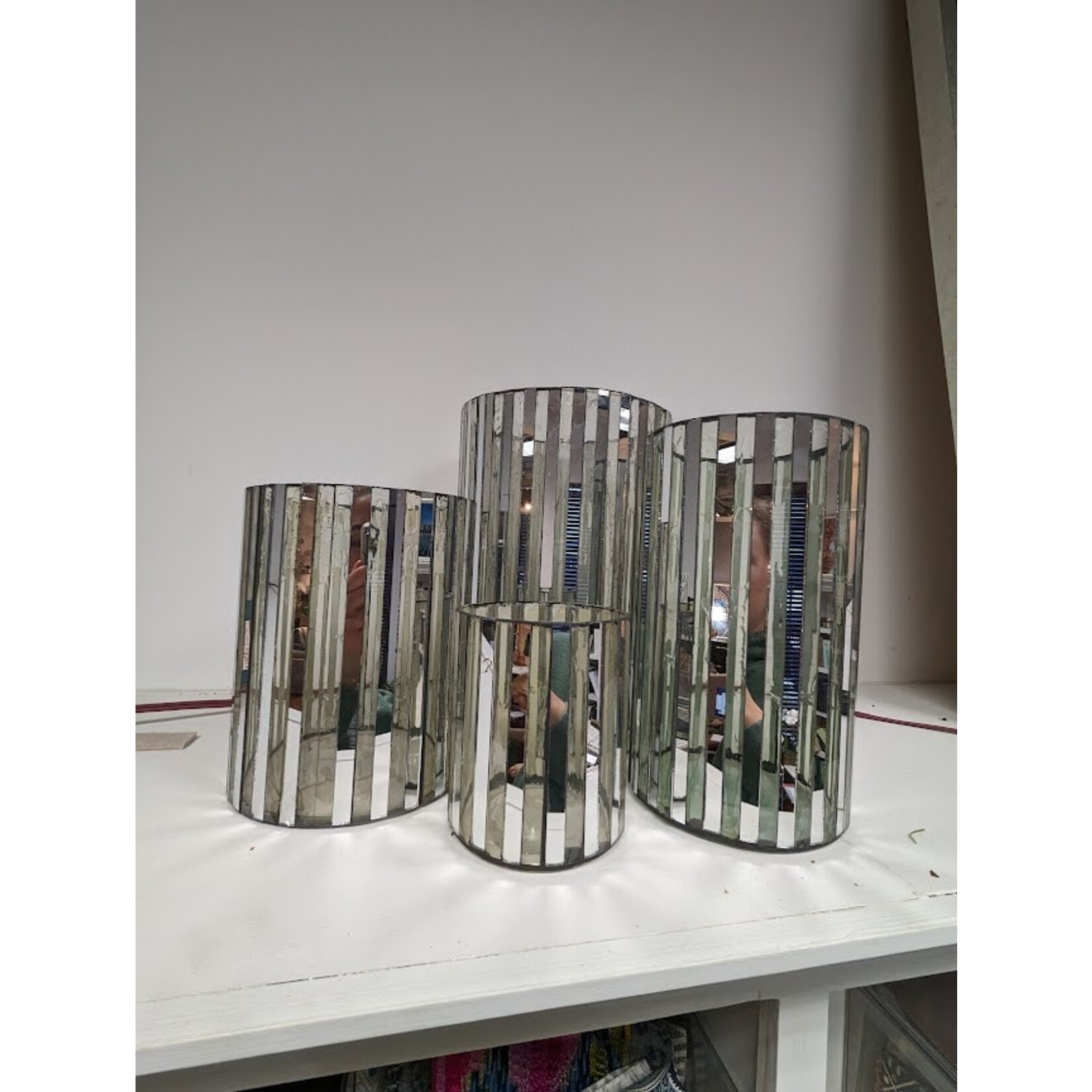 Tozai Mirror Candleholder Large