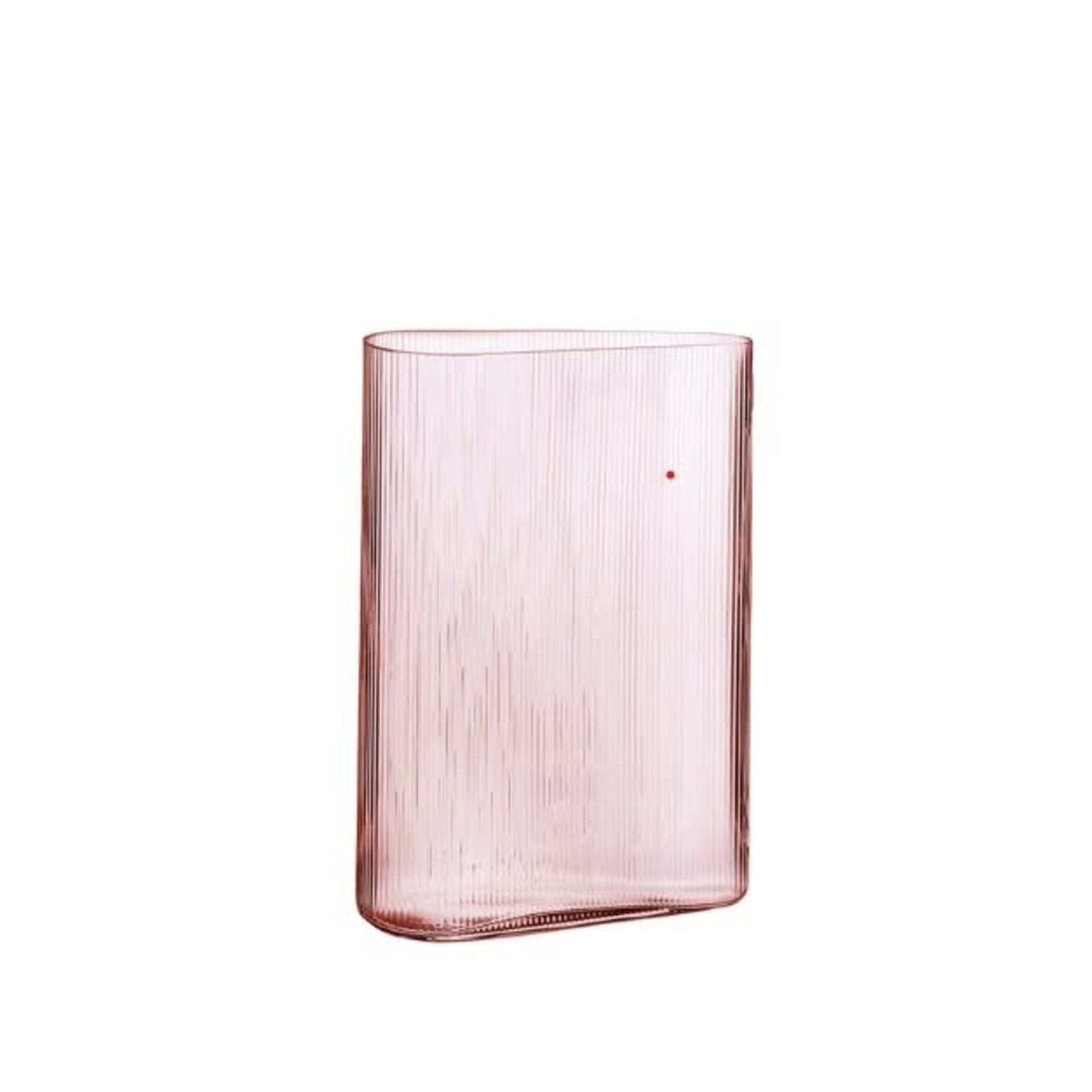 Nude Glass, USA Mist Vase Short Dusty Rose