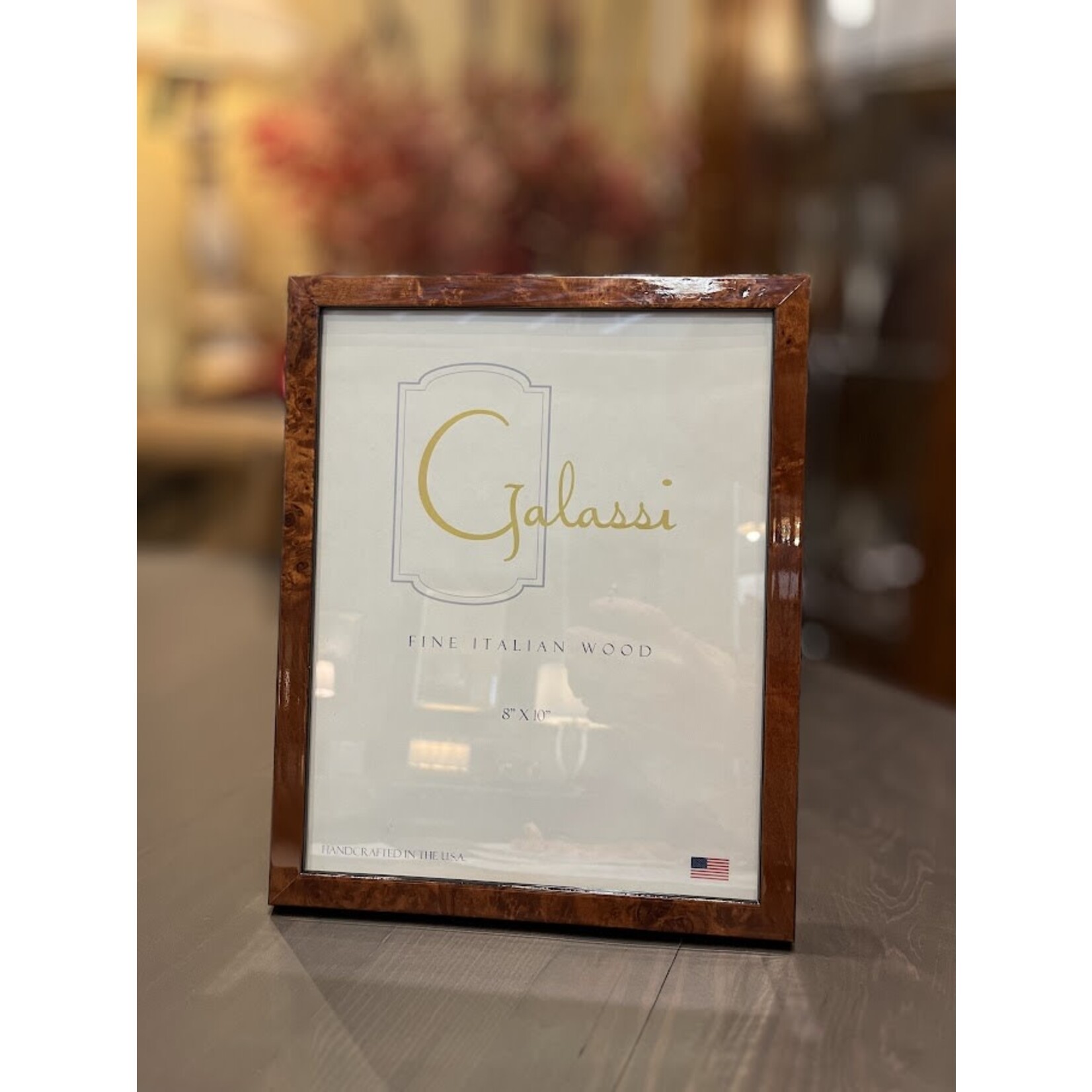 F.G. Galassi Chestnut Burl Frame 8x10
