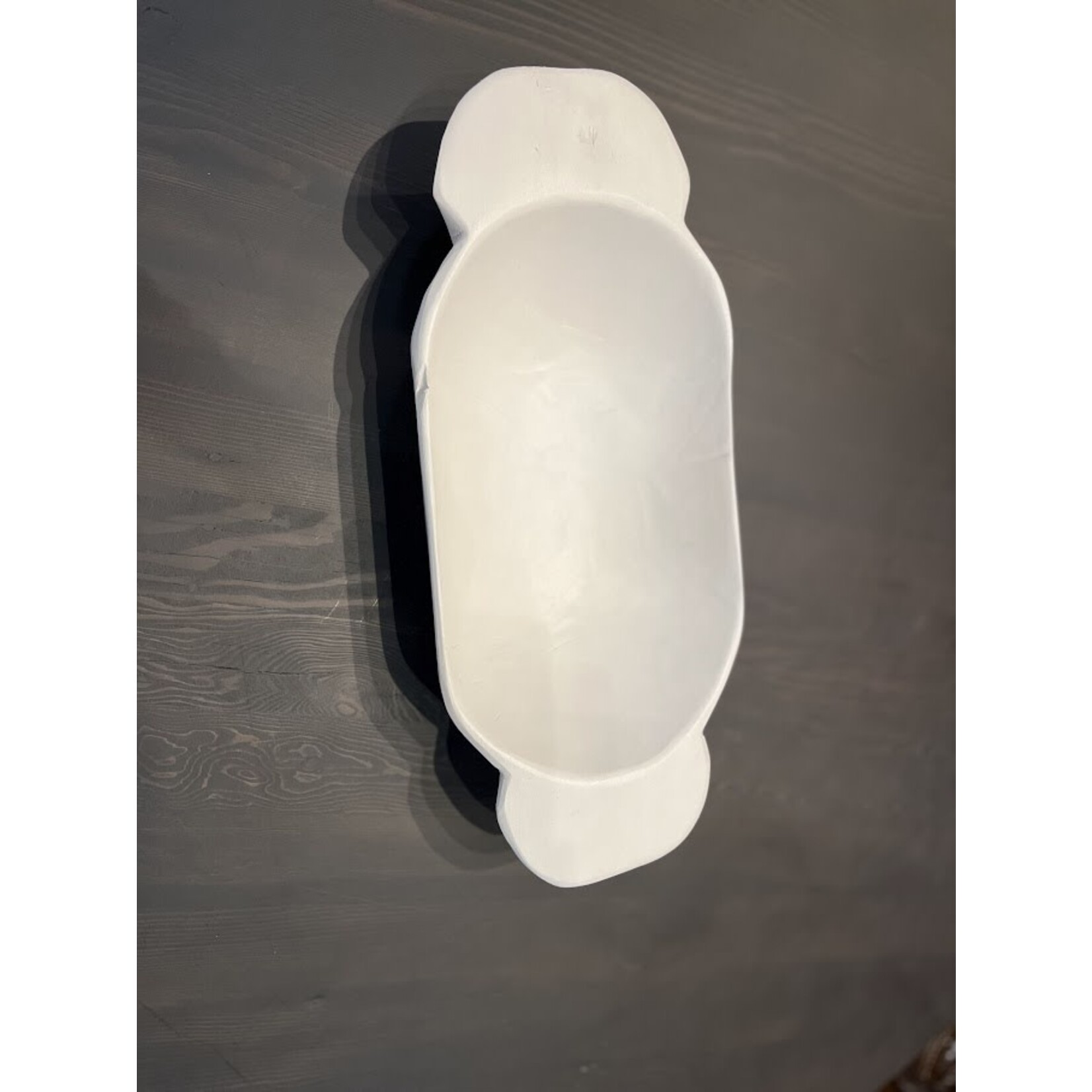 etuHOME Vintage White Dough Bowl Small
