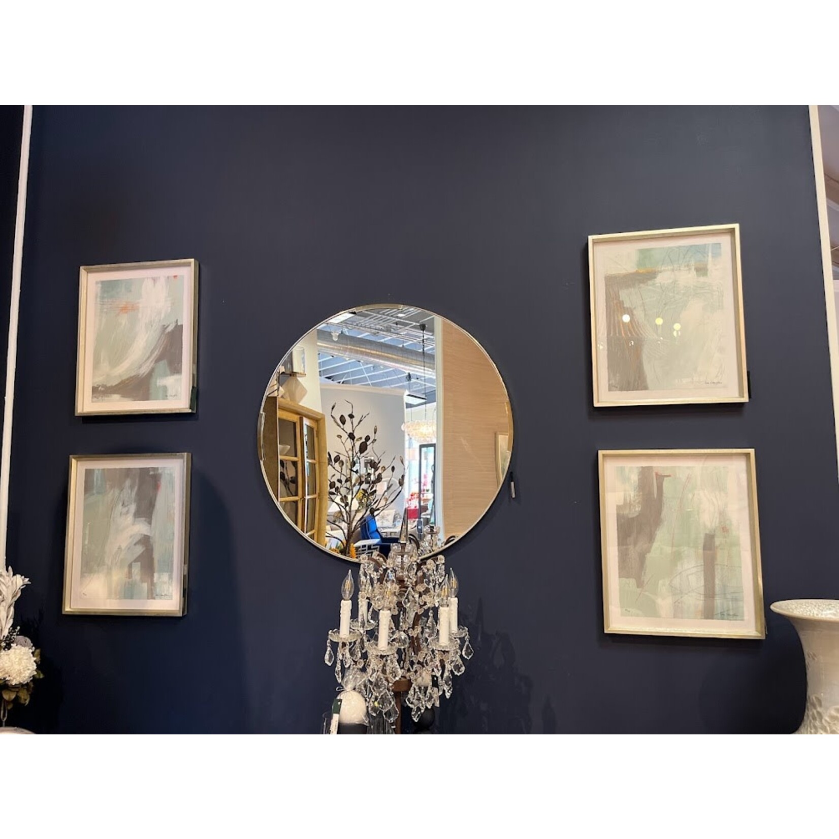 Trowbridge Gallery Soft Aquamarines-2 Framed Art Work