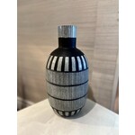 Tozai Textured Vase Large Black Gray