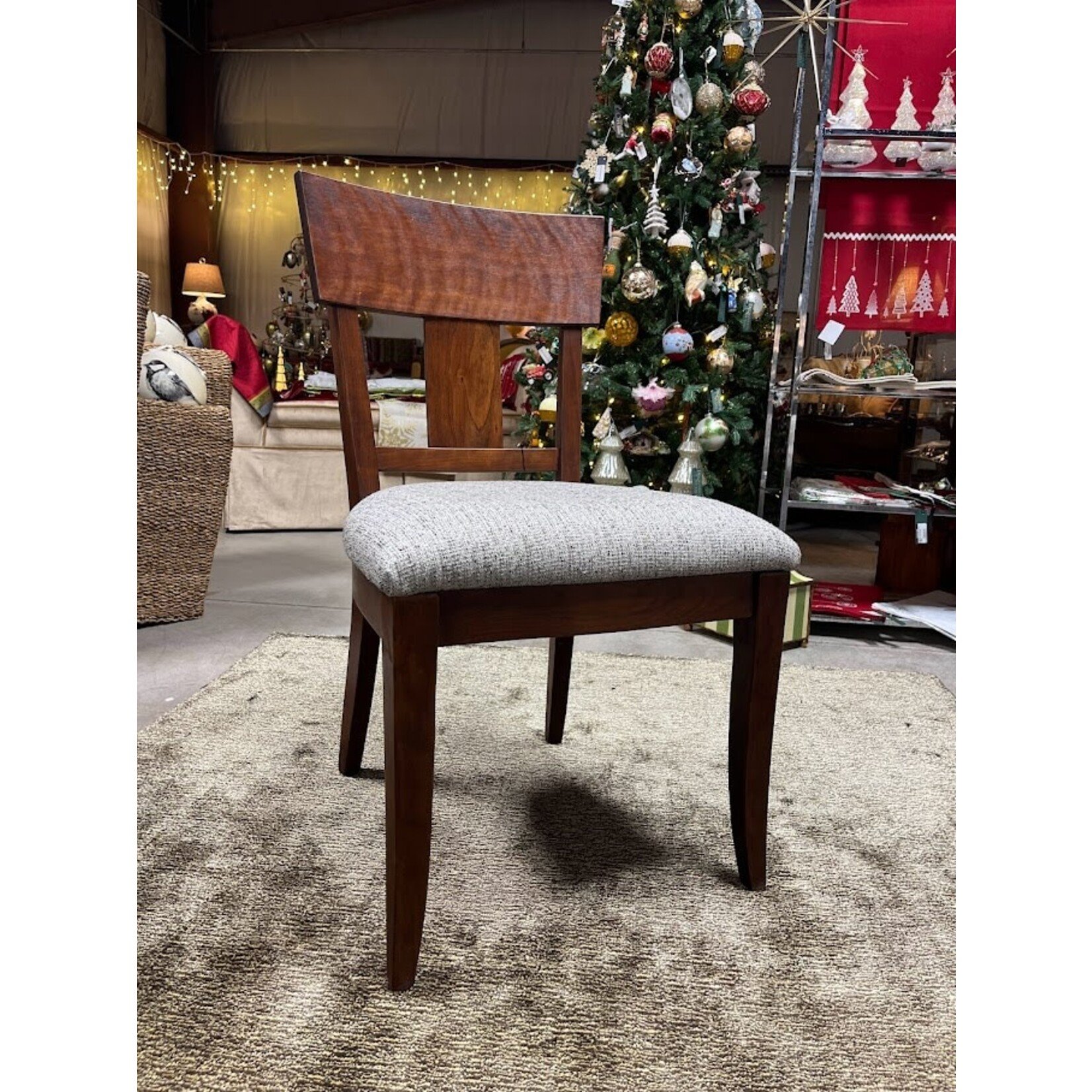 Gat Creek Caperton Thea Cherry Side Chair Upholstered Seat