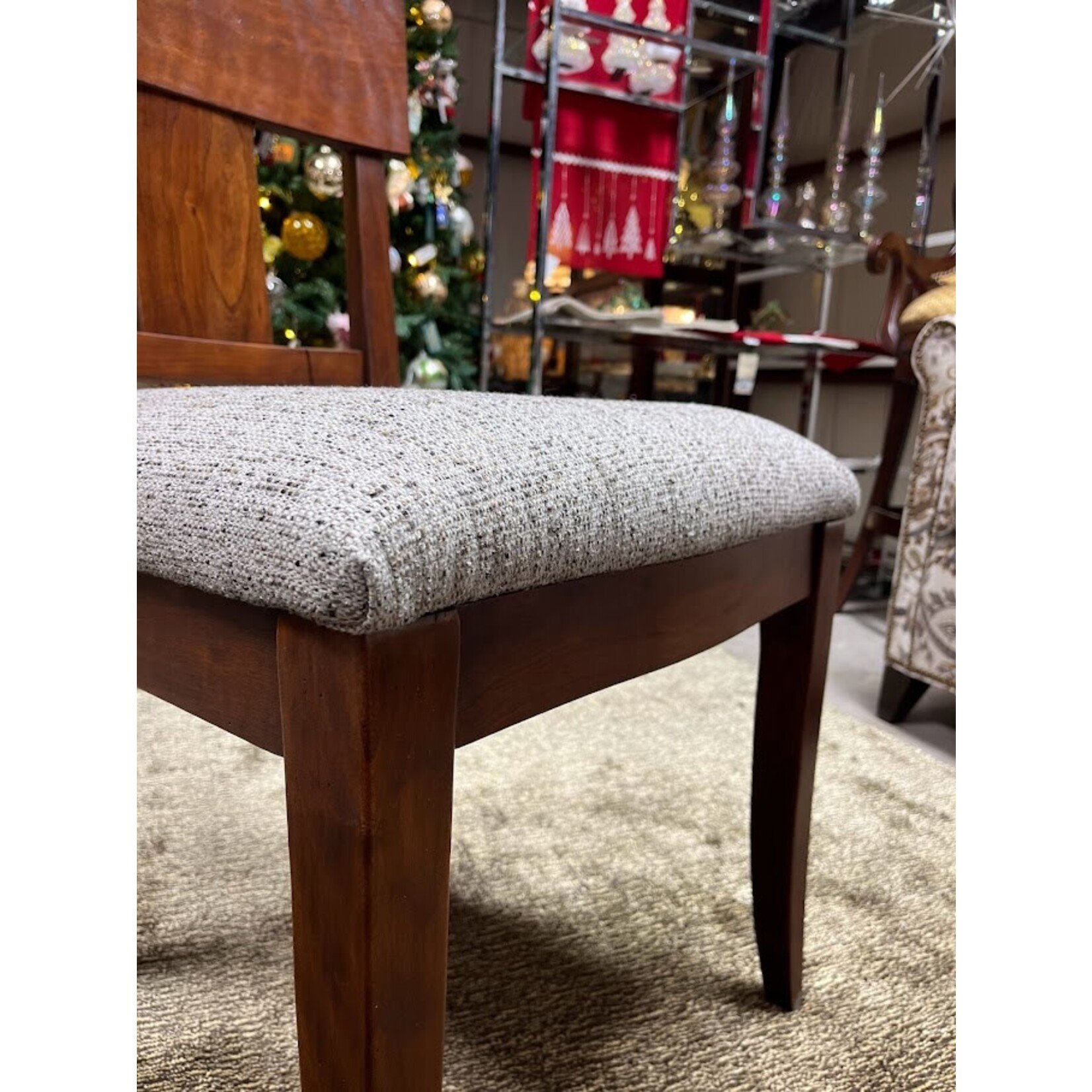 Gat Creek Caperton Thea Cherry Side Chair Upholstered Seat