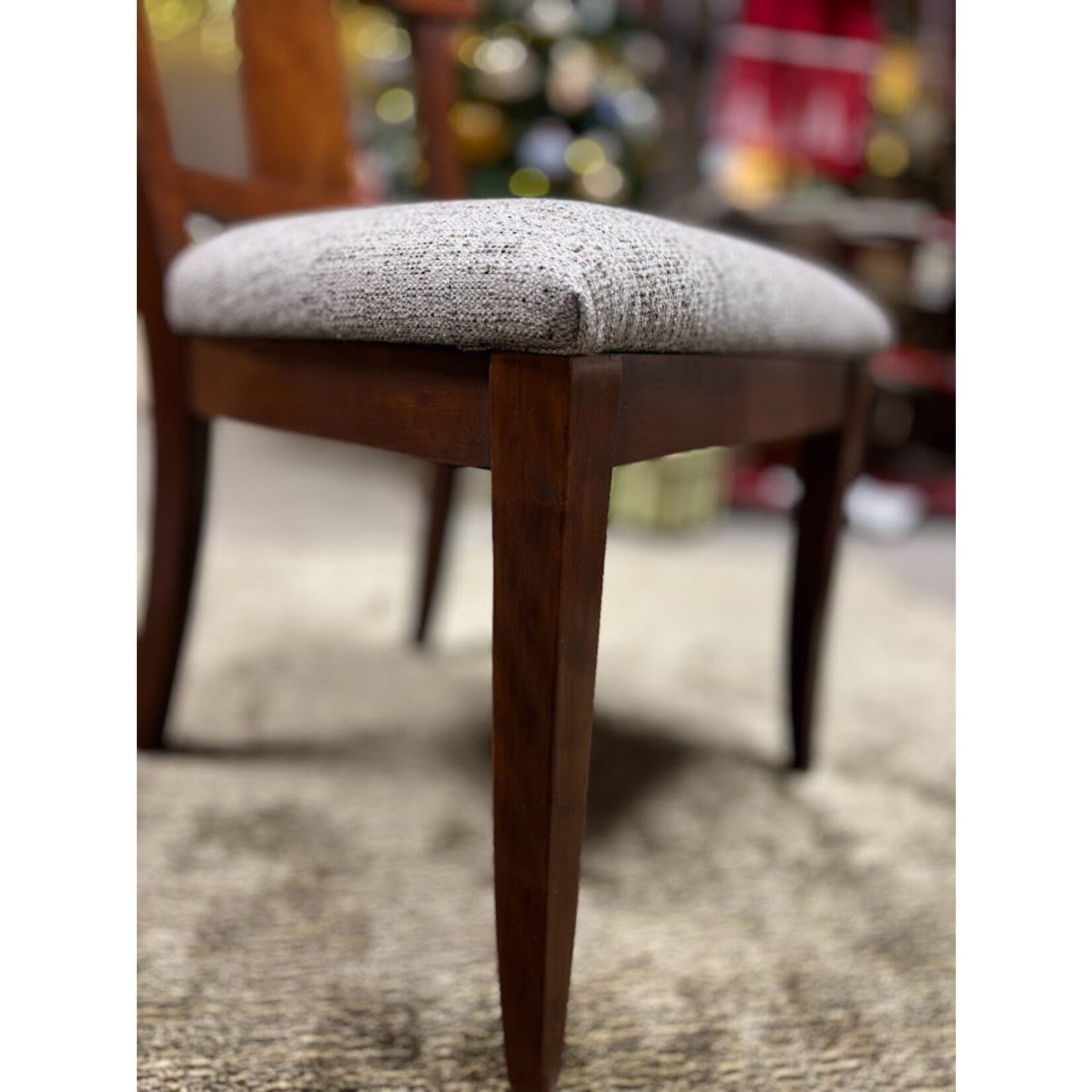 Gat Creek Caperton Thea Cherry Side Chair Upholstered Seat