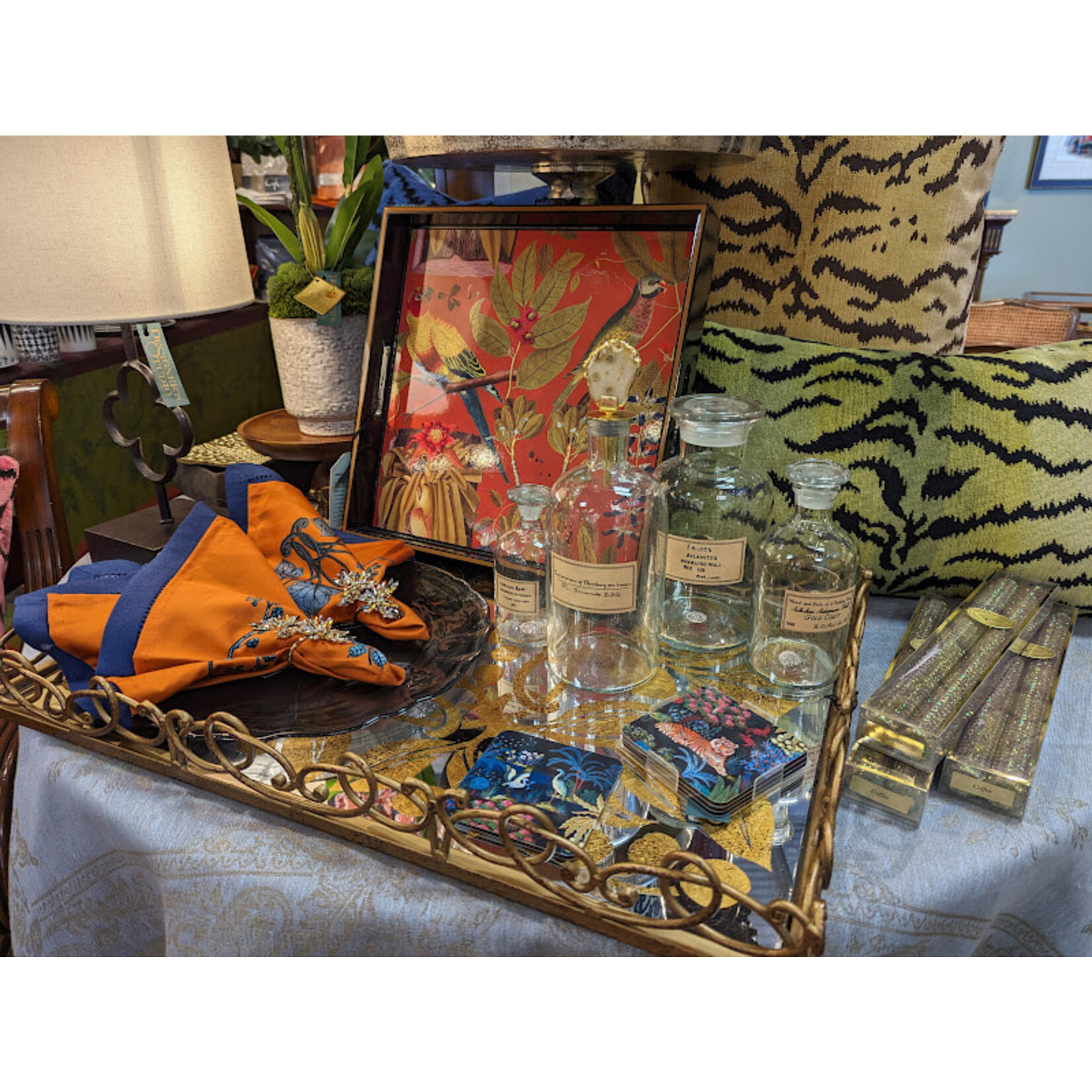 Garnier Thiebaut Armonia Mandarine Napkin