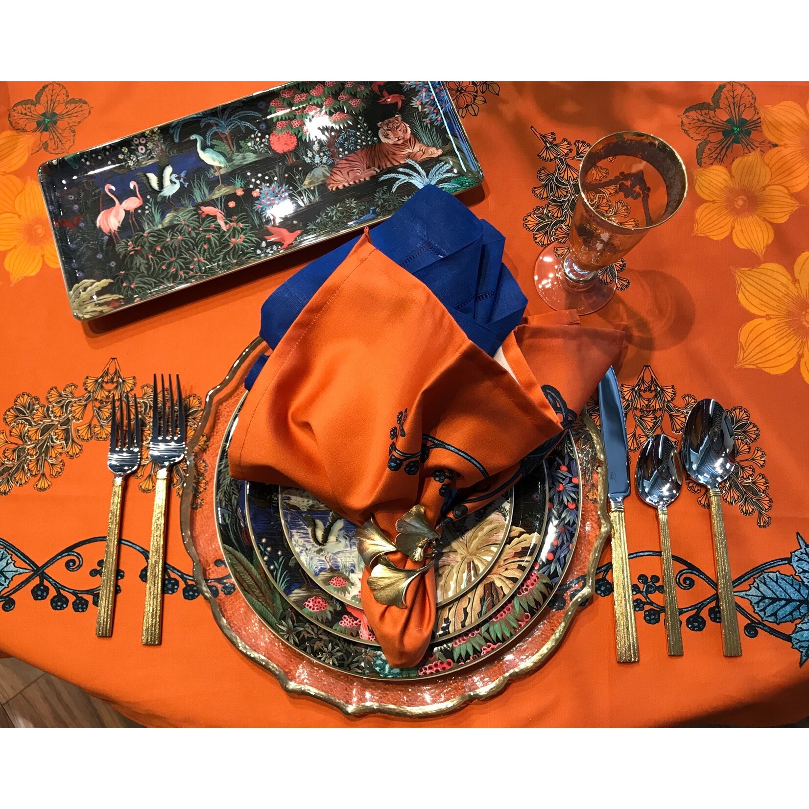 Garnier Thiebaut Armonia Mandarine Napkin