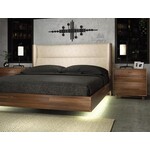 Copeland Sloane Floating Walnut King Bed