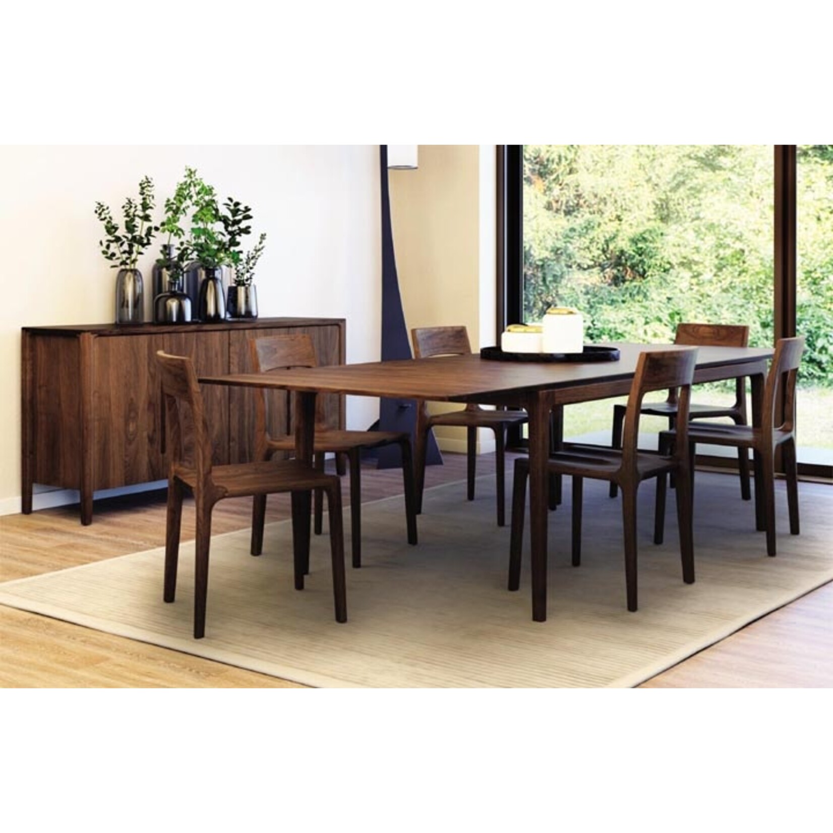Copeland Lisse Extension Walnut Table