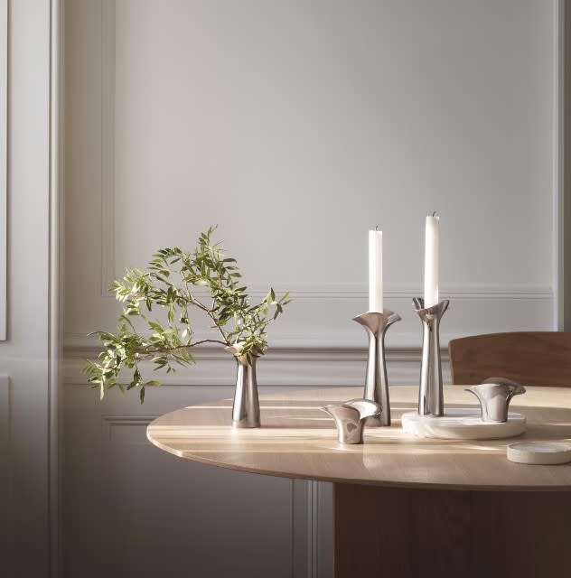 Georg Jensen Bloom Botanica Tealight Candleholder Set of 2