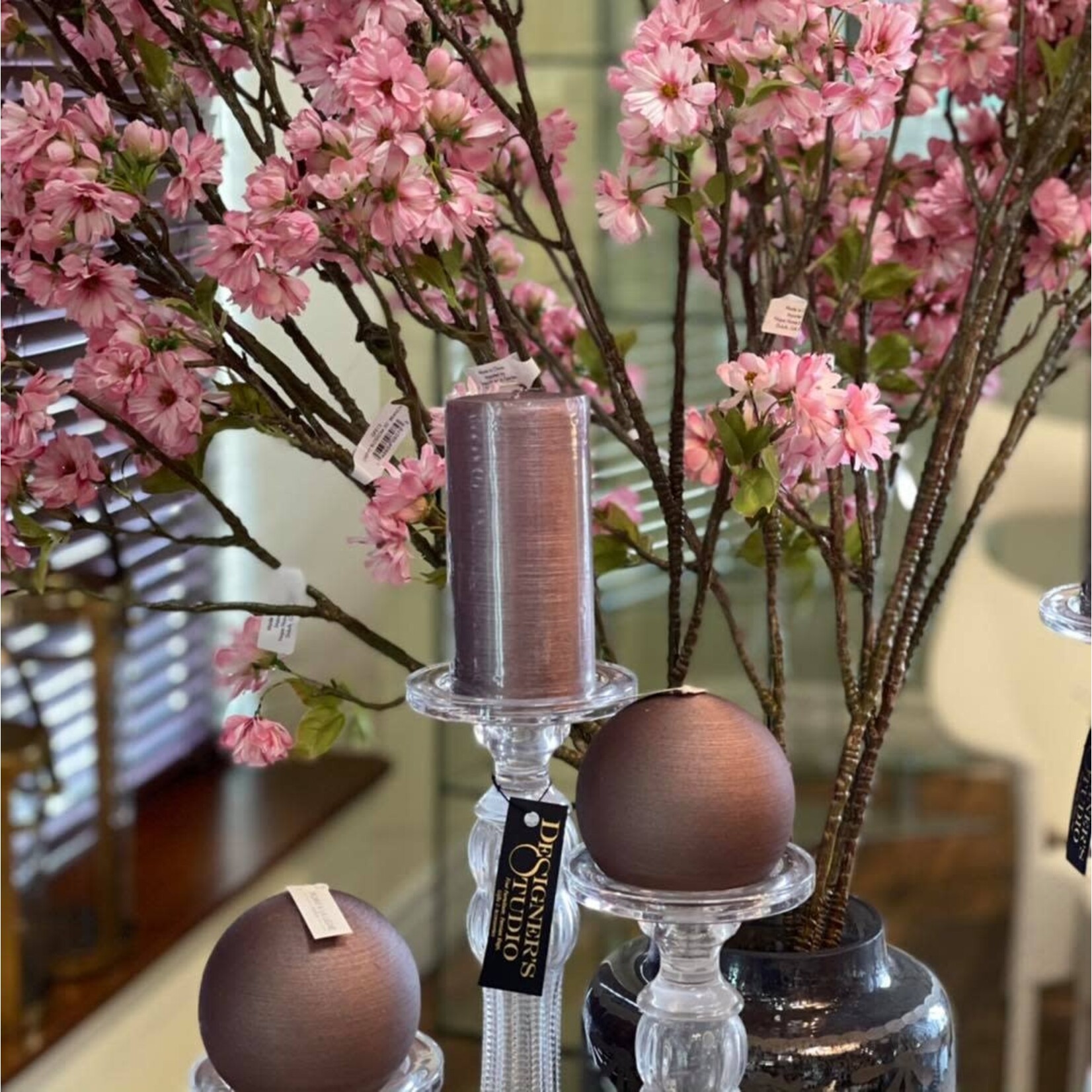 Napa Home and Garden Cherry Blossom 50" Branch Pink
