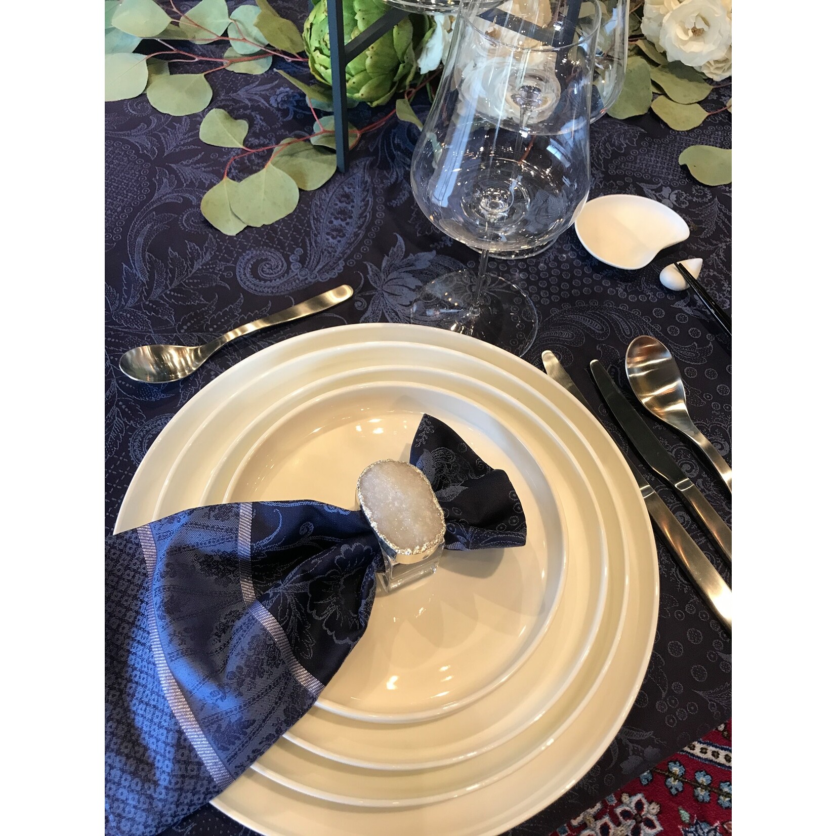 Kim Seybert Rock Crystal Napkin Ring Set of 4