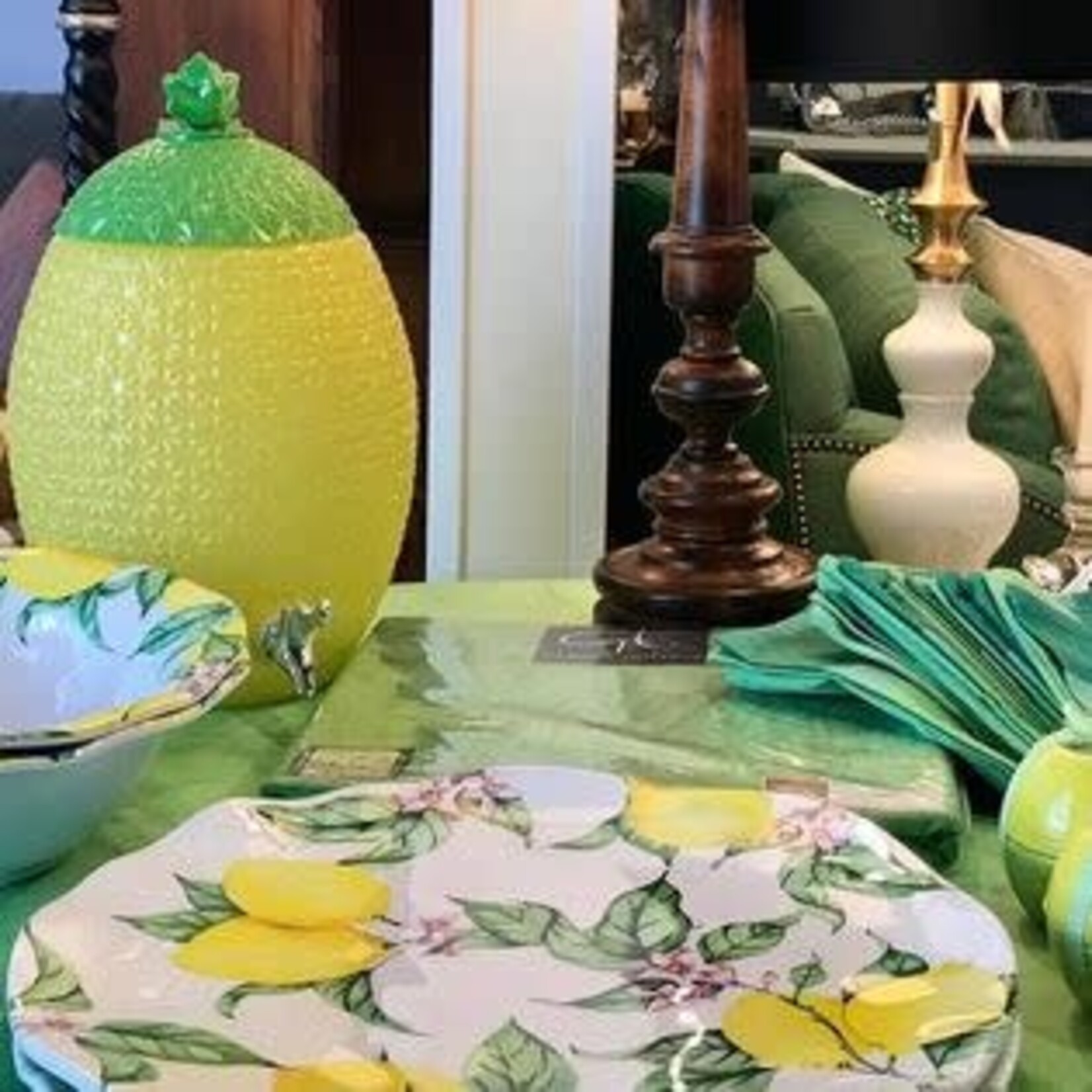 Two's Company Jupina Pineapple Glass Drink Dispenser