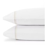 Matouk Essex King Pillowcase Pair Champagne