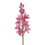 Winward Home Artificial Pink Orchid Cymbidium Stem 35"