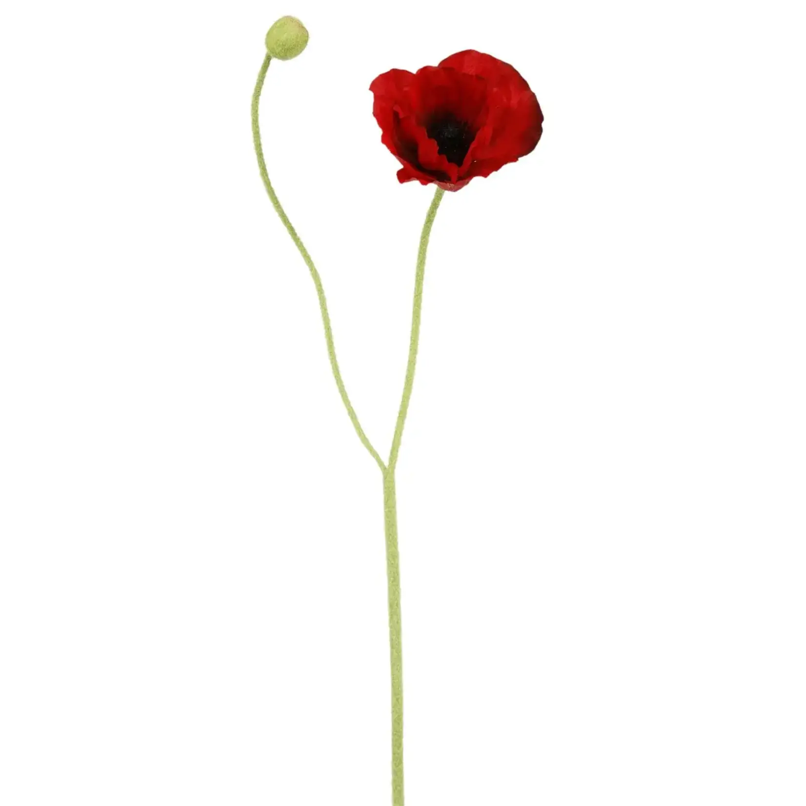Winward Home Artificial Poppy Stem