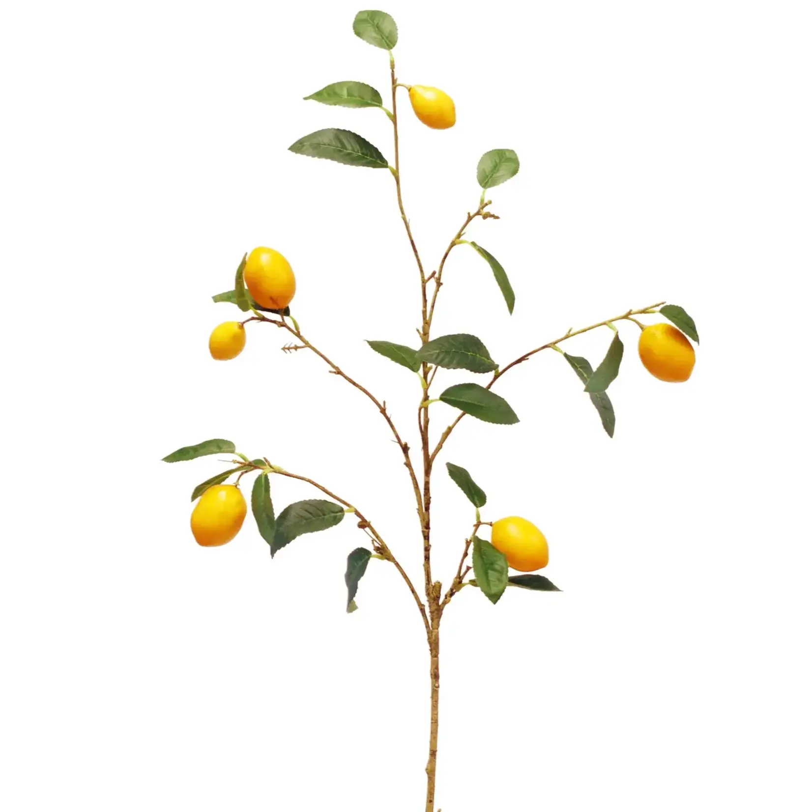 Winward Floral & Seasonal Decor Lemon Faux Branch 37.5"