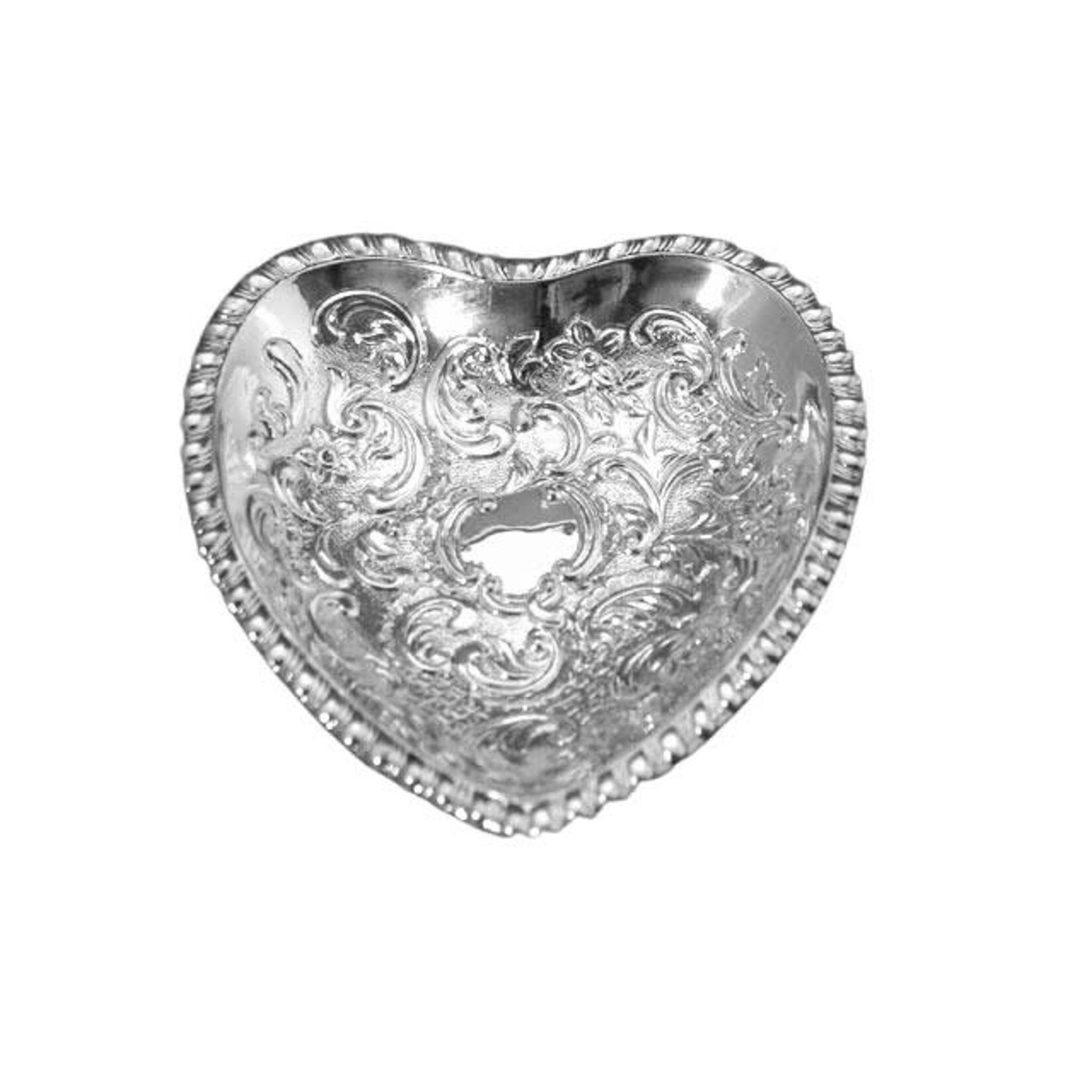 Corbell Silver Heart Dish Pewter Boxed