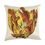 Poetic Pillow Mustard Tulip B Throw Pillow 22x22