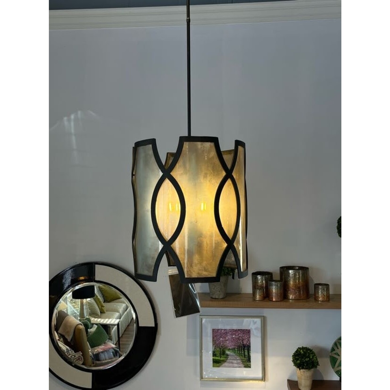 Baker Furniture Tatiana Scalloped Pendant