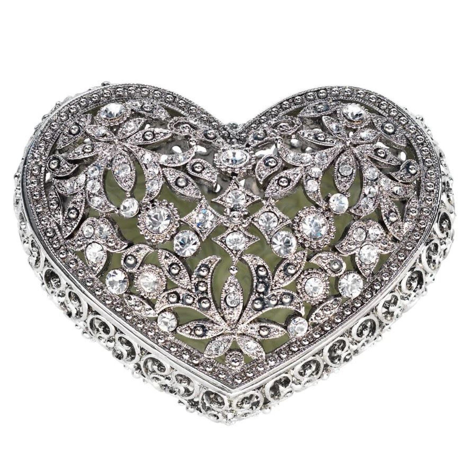 Olivia Riegel Silver Luxembourg Heart Box