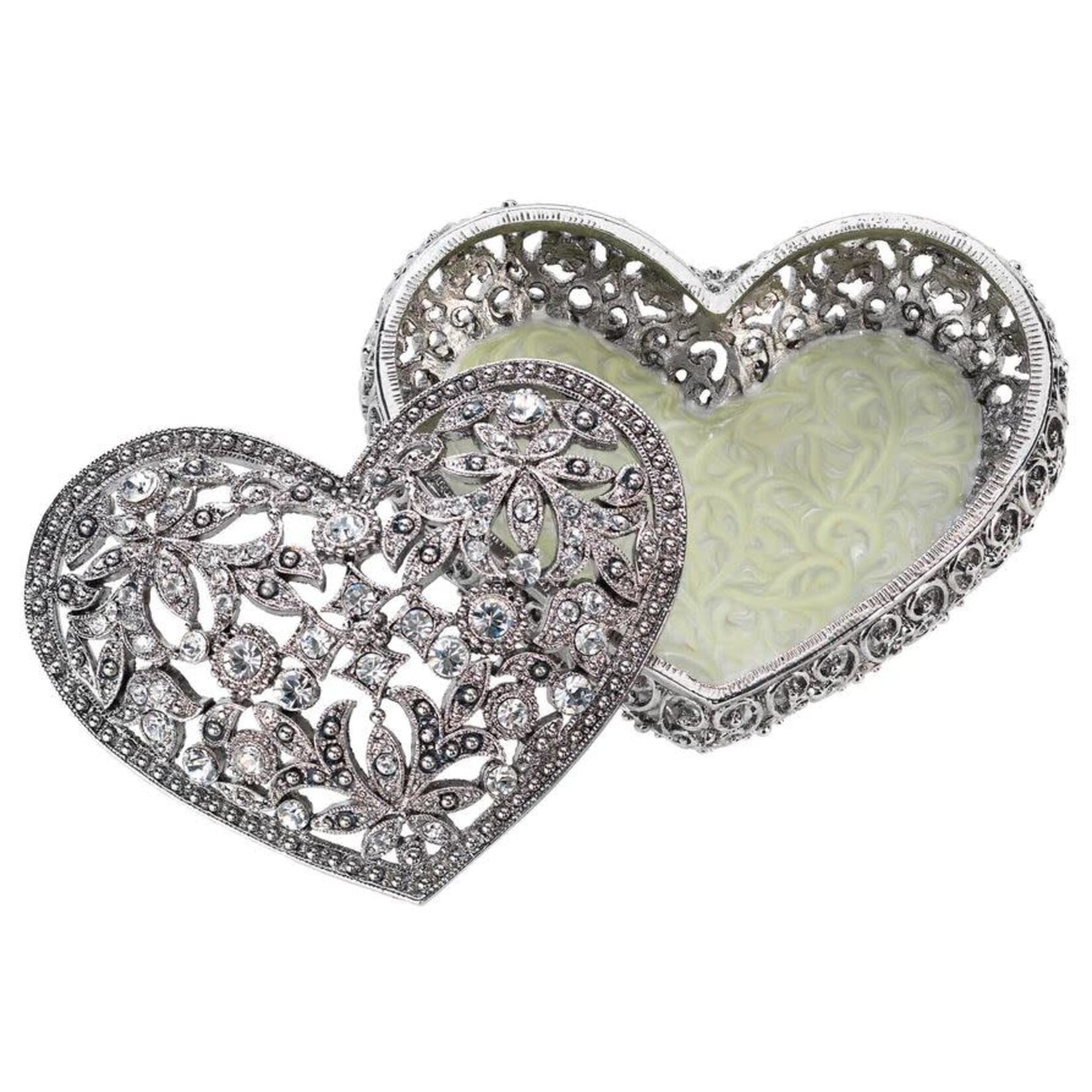 Olivia Riegel Silver Luxembourg Heart Box
