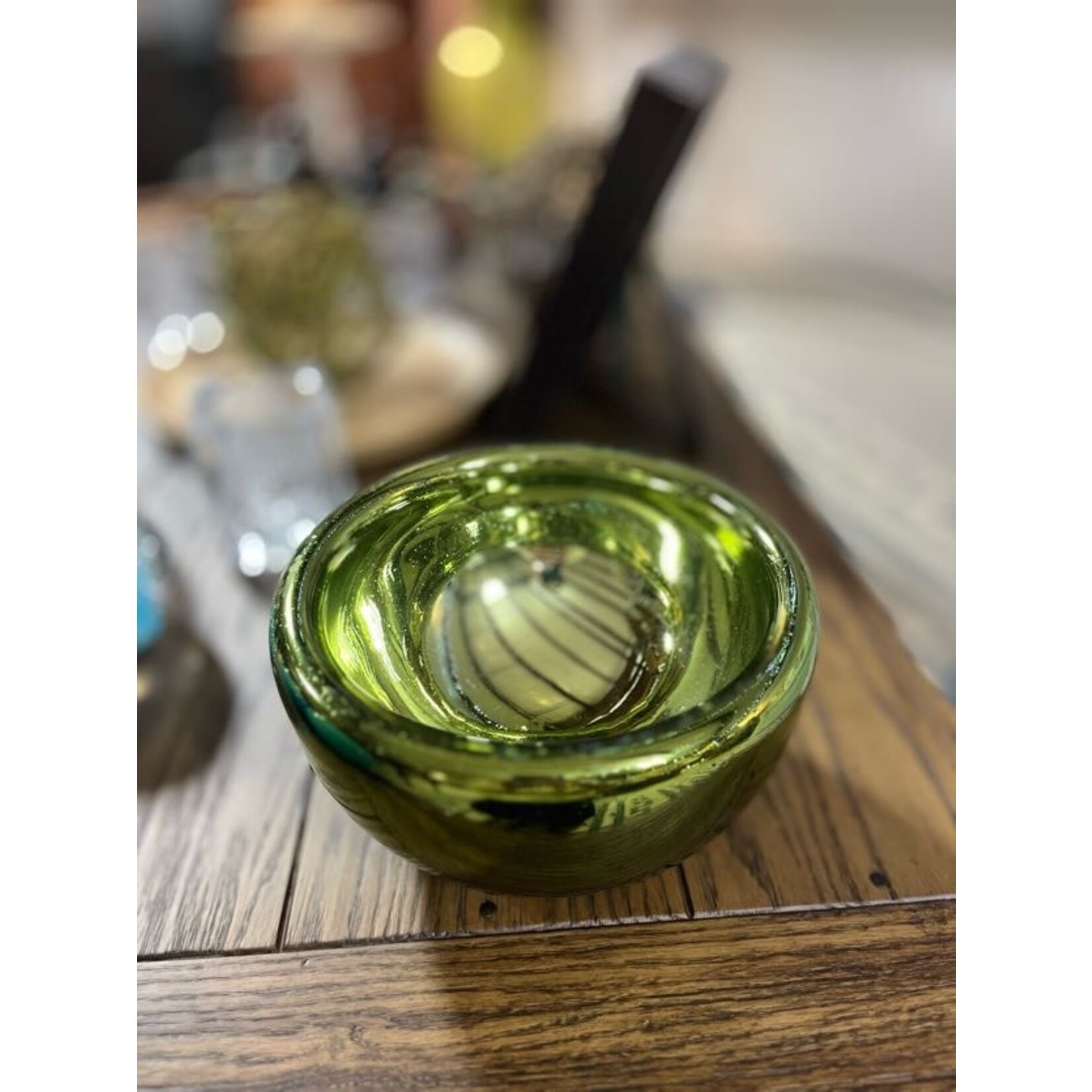 Worldly Goods Bowl Olive Plated 8"