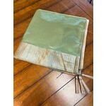 Saro Trading Company Two Tone Table Topper Pistachio