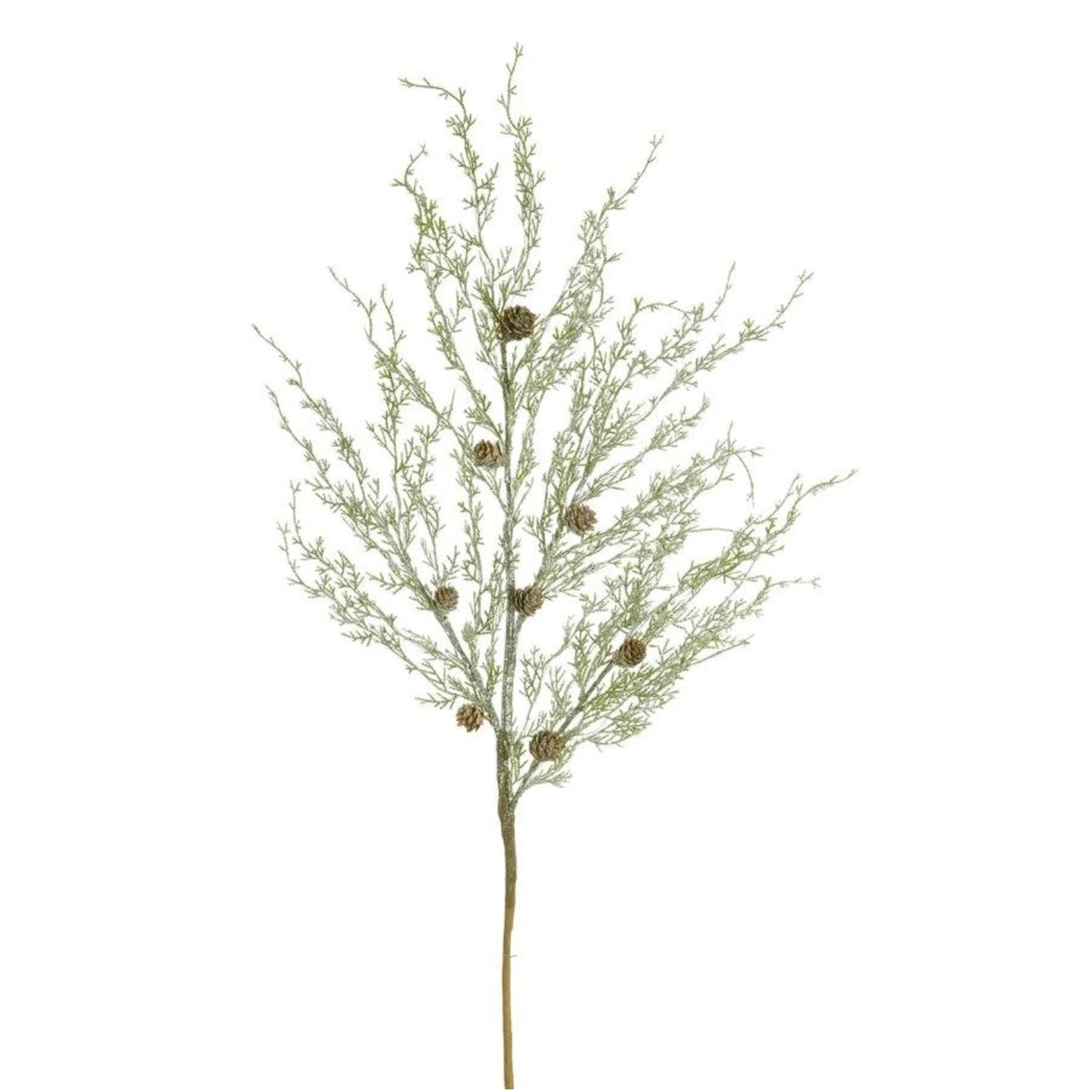 Winward Floral & Seasonal Decor Artificial Frosted Sparkle Cedar Branch 34"