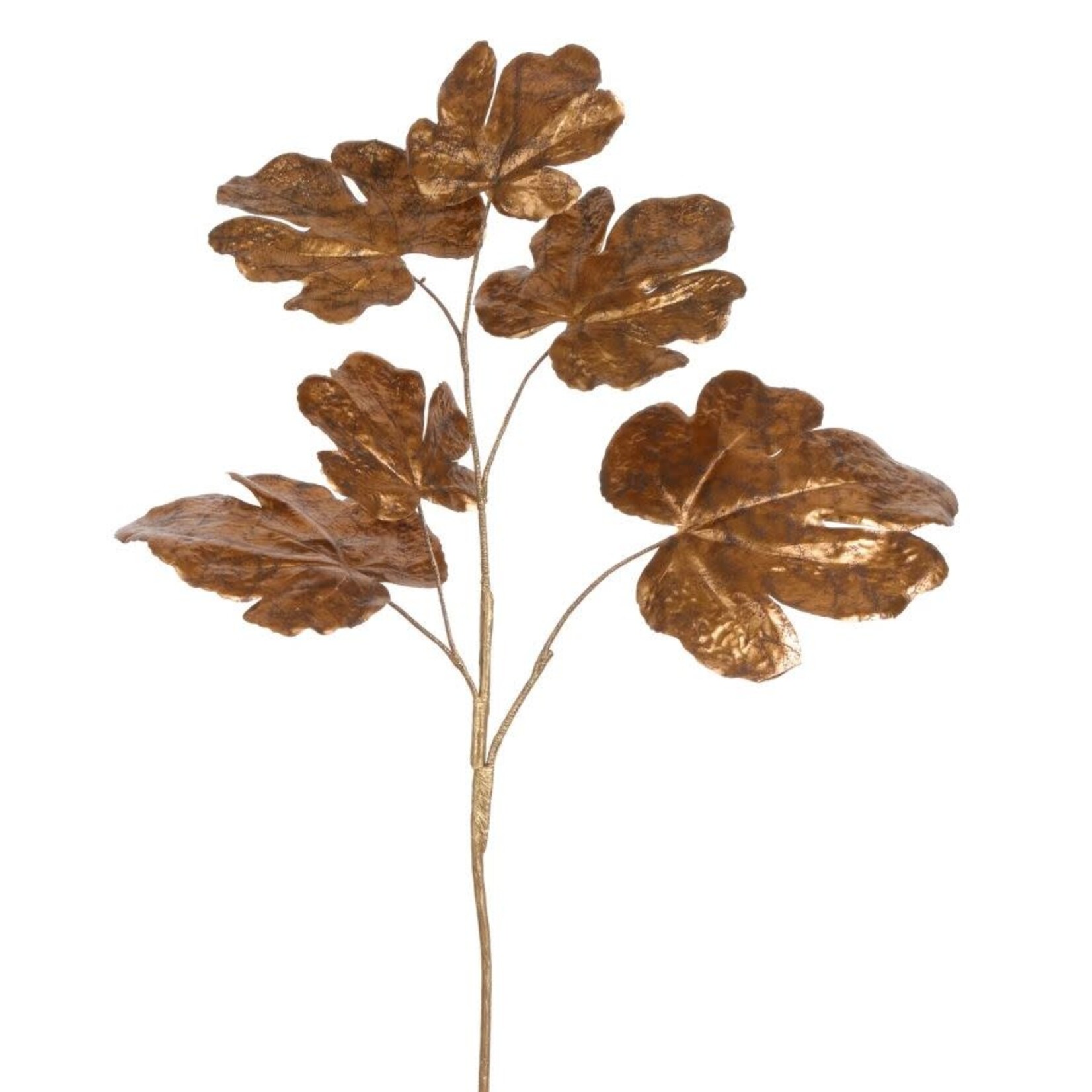 Winward Floral & Seasonal Decor Grape Leaf Branch 26'' Gold