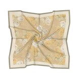 Poetic Pillow Canary Rose & Ivory Silk Scarf