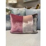 Kevin O'Brien Studio Color Block Velvet Throw Pillow