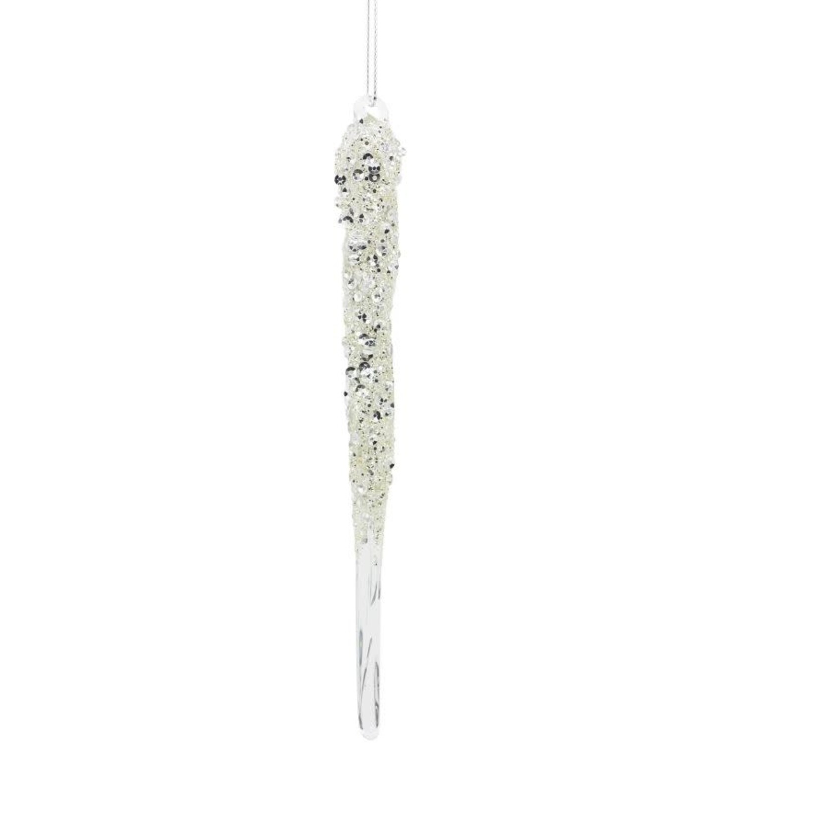 Jim Marvin Enterprises Beaded  Icicle 6.5''L Ornament