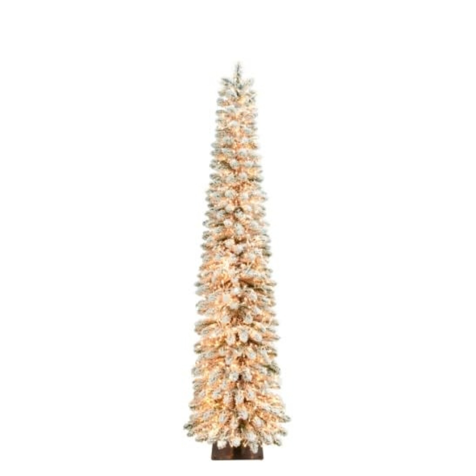 Winward Floral & Seasonal Decor Snowy Aspen Pine Pre Lit Tree