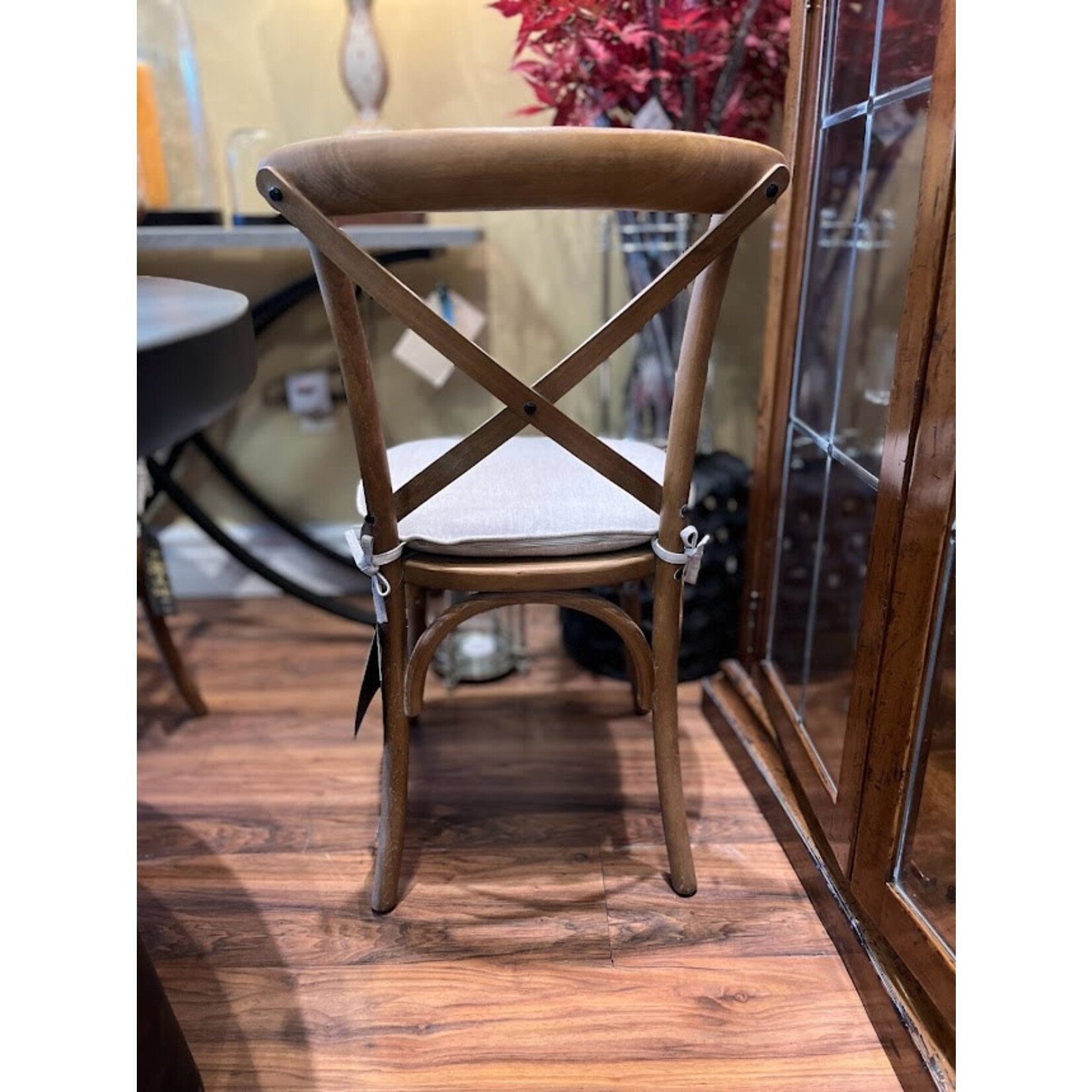 Gabby Cafe Chair with Linen Dove Cushion