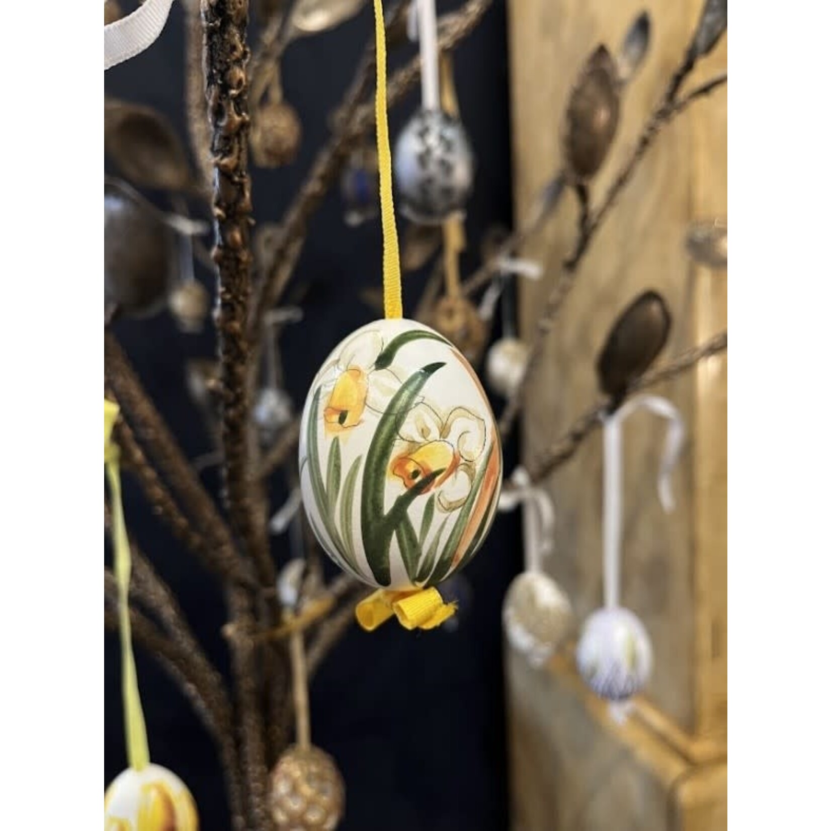 Peter's Seasons Hand Painted & Decorated Real Easter Egg