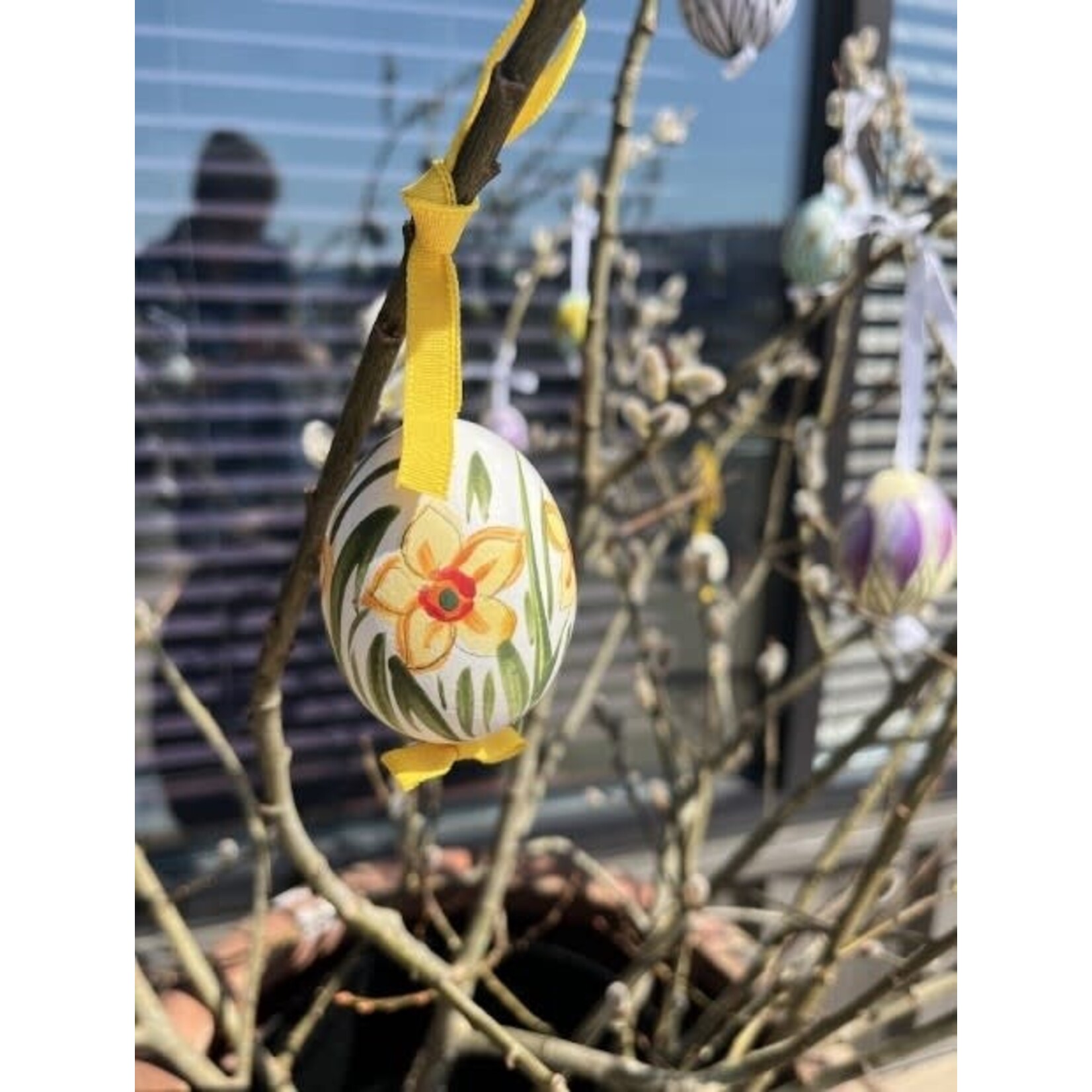 Peter's Seasons Hand Painted & Decorated Real Easter Egg