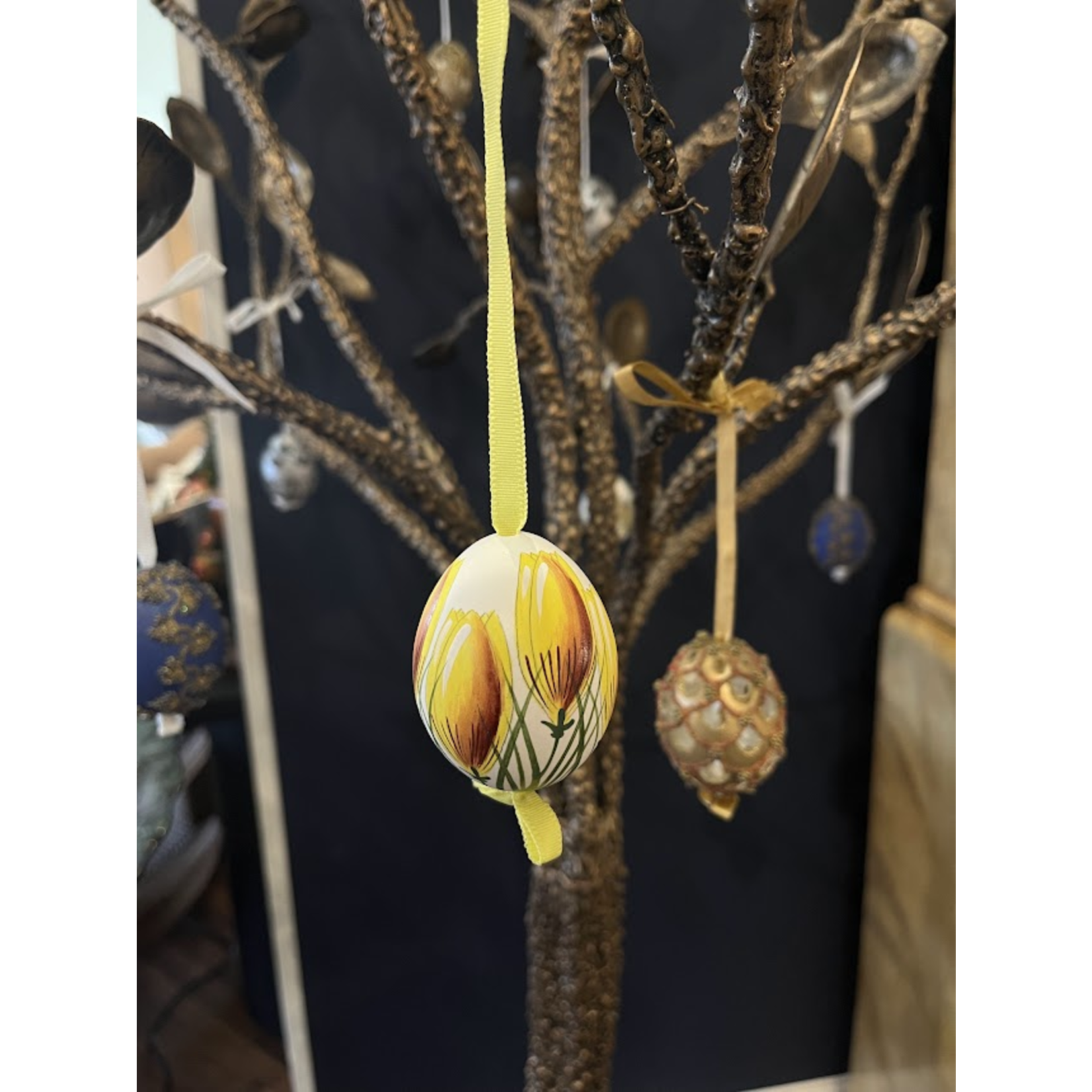 Peter's Seasons Hand Painted & Decorated Real Easter Egg