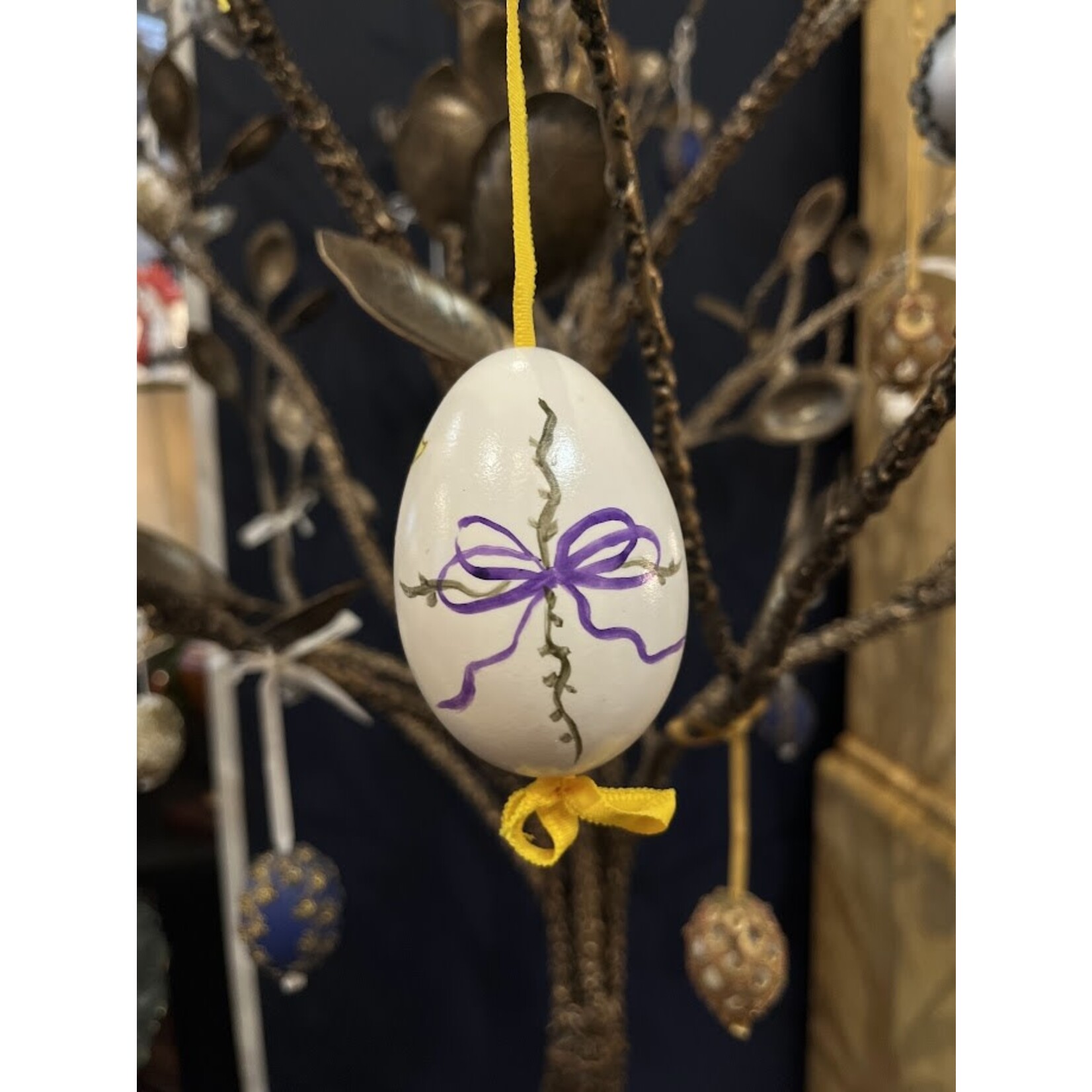 Peter's Seasons Hand Painted & Decorated Real Easter Goose Egg