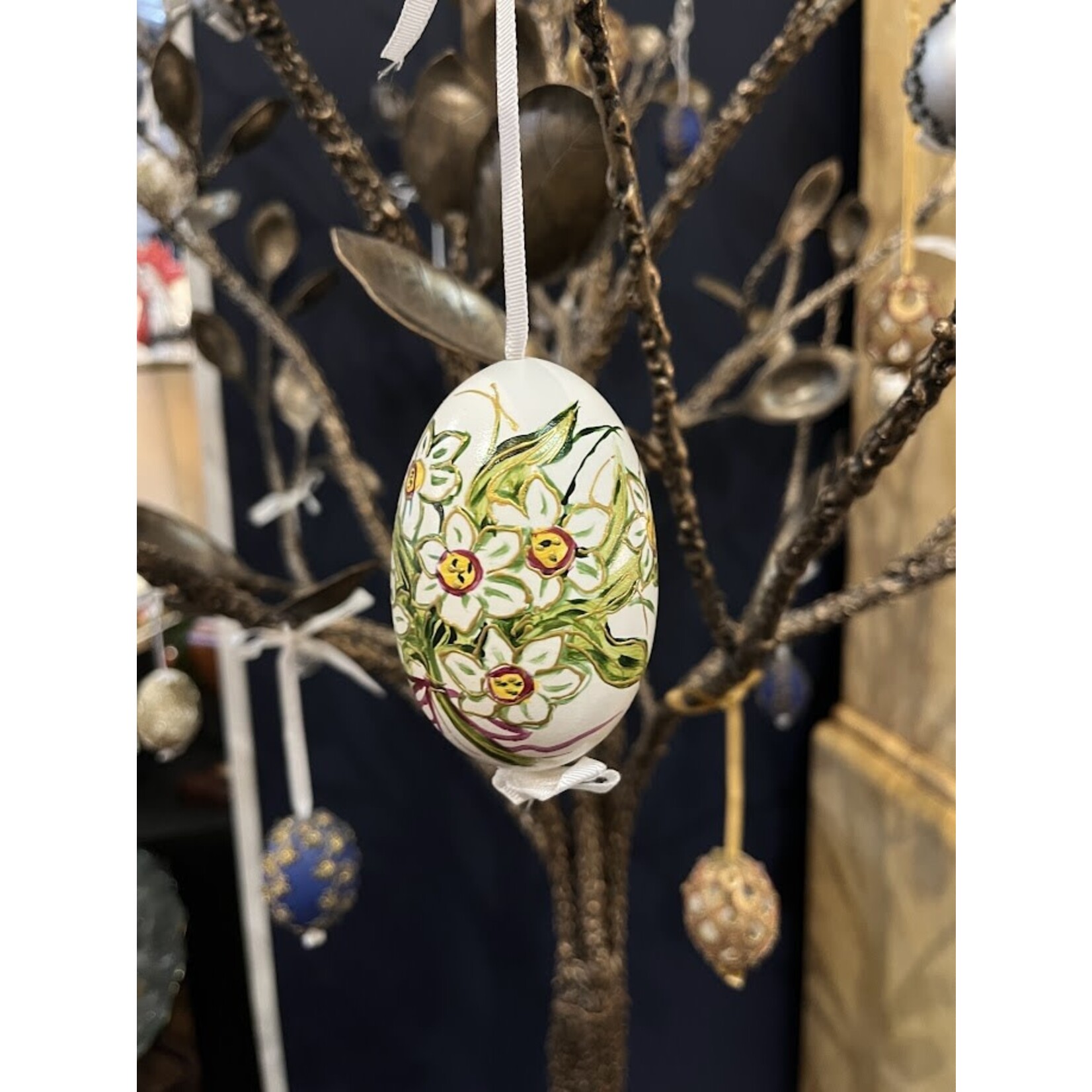 Peter's Seasons Hand Painted & Decorated Real Easter Goose Egg