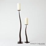 Global Views Chiseled Candle Holder