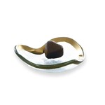 Annieglass 24K Gold-Rimmed Small Glass Heart Bowl