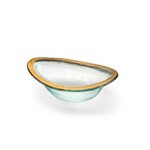 Annieglass Roman Antique Sauce Bowl 24K Gold